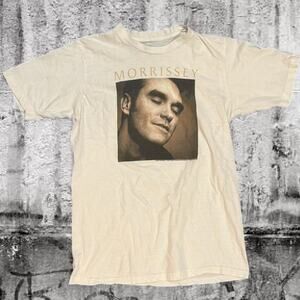2007 Morrissey Portrait Tee Band Graphic Indie Rock The Smiths White Small
